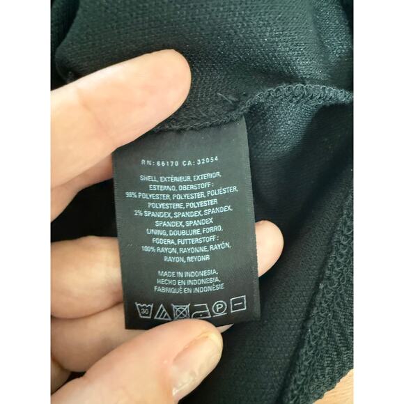 Anthropologie Deletta Ruched Black Blouse Size Large - Picture 5 of 6